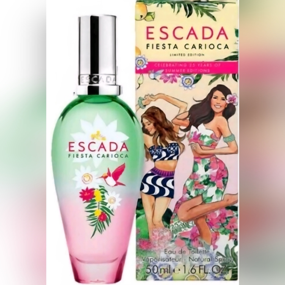 Escada Fiesta Carioca Eau de Toilette - Green and Pink Bottle